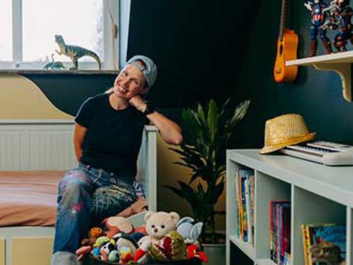 Måla färgglada väggar