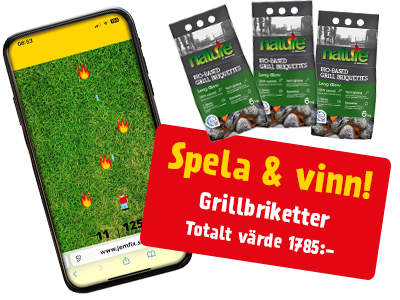 Spela & vinn grillbriketter