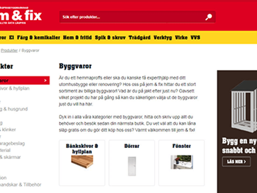 Ny design på jemfix.se