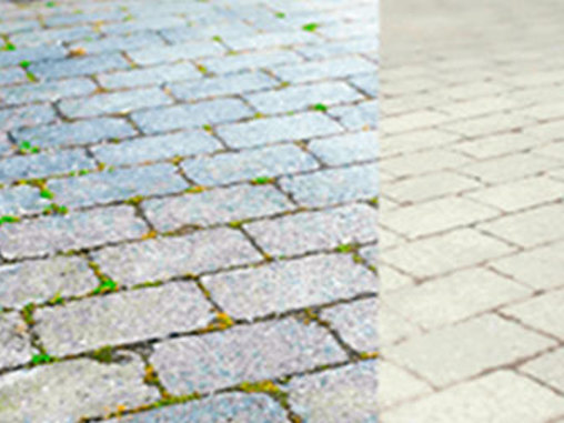 Rengöring av stenplattor