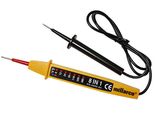 Återkallelse av spänningsprovare