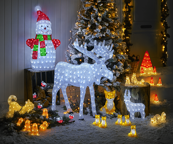 Lysande LED-djur