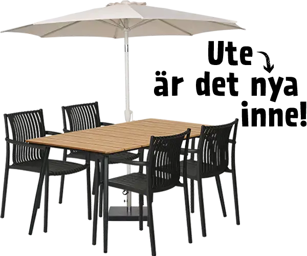 Ute är det nya inne!