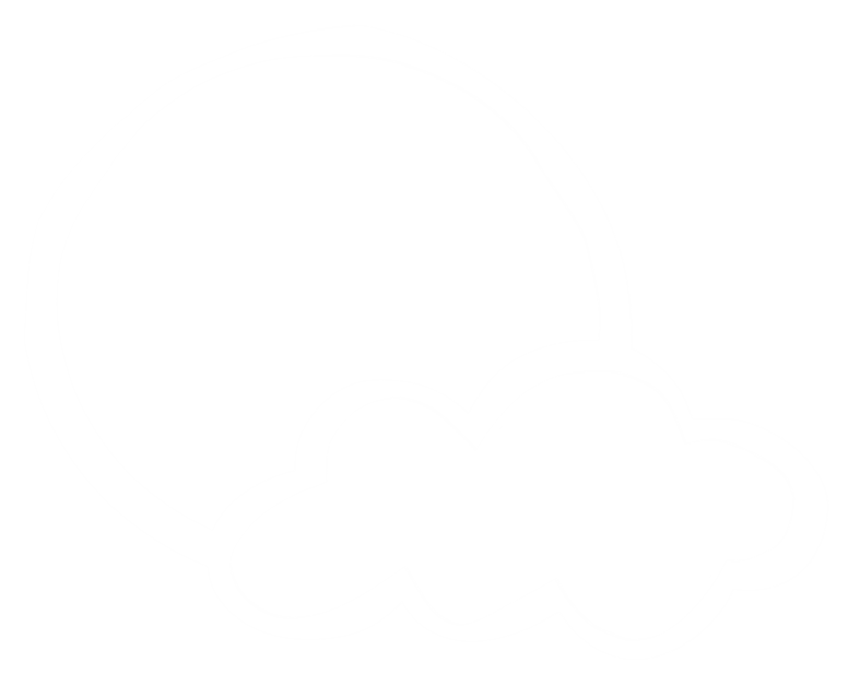 Grafik af sol bag sky