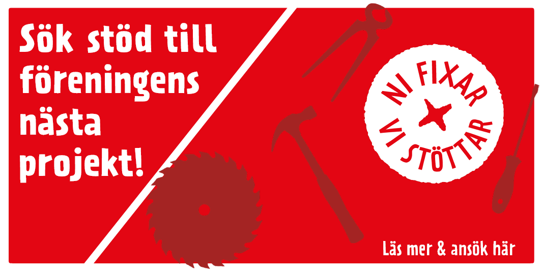 Ni fixar, vi stöttar - Sök stöd här