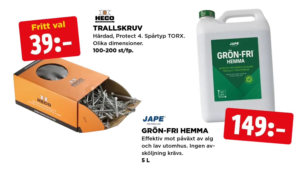 Trallskruv & grönfri kampanj v.15-16