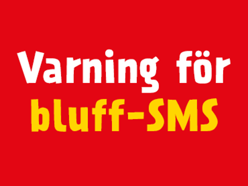 Varning för bluff-SMS