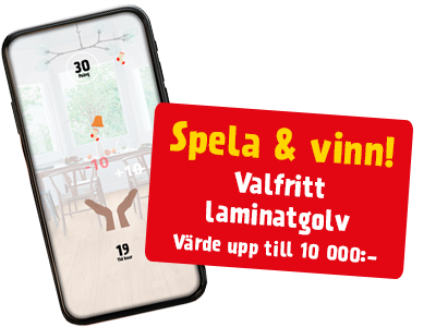 Spela och vinn laminatgolv