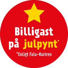 Grafik - Billigast på julpynt*