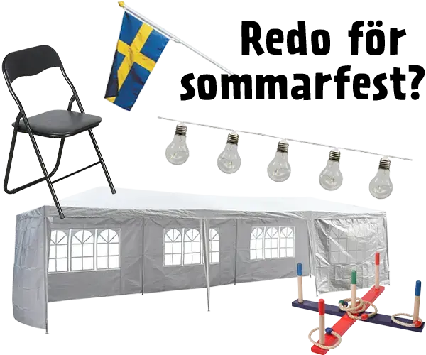 Allt du behöver för sommarfesten
