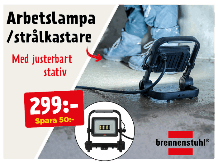 Arbetsbelysning Brennenstuhl 299:-