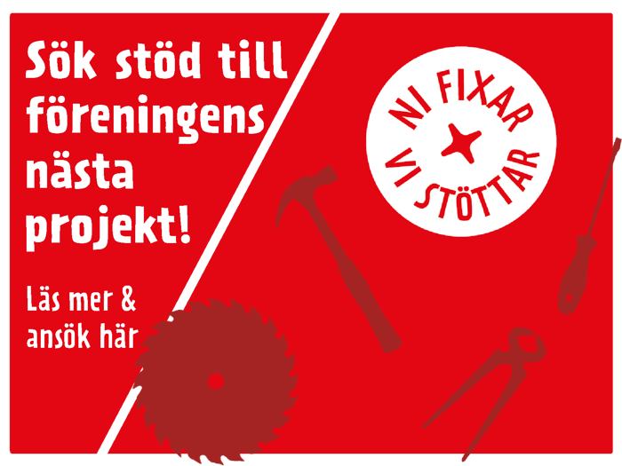 Ni fixar, vi stöttar - Läs mer & ansök
