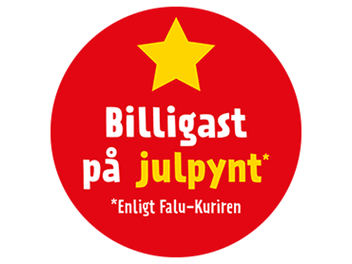  Billigast på julpynt!