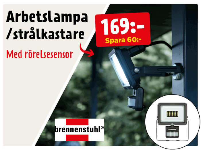 Arbetslampa Brennenstuhl 169:-