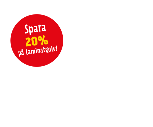 Spara 20% på laminatgolv