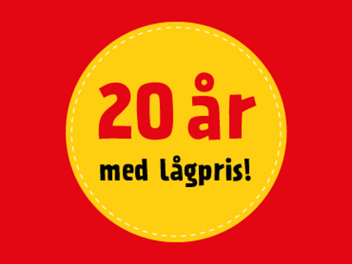 jem & fix firar 20 år med lågpris