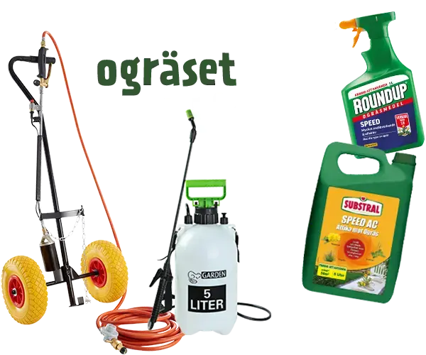 Bekämpa ogräset med lågpris