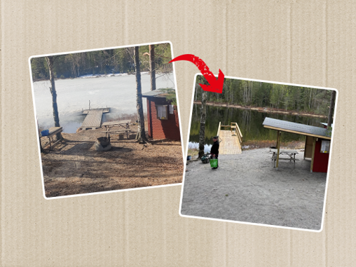 Bryggor till sportfiskeklubb