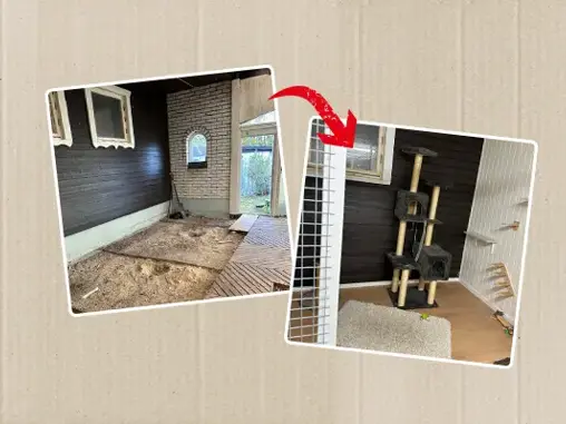 Uterum & altan till katthem