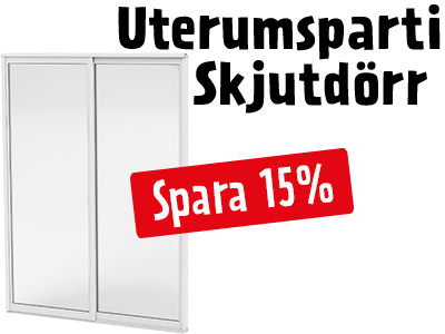 Uterumspartier 15% rabatt
