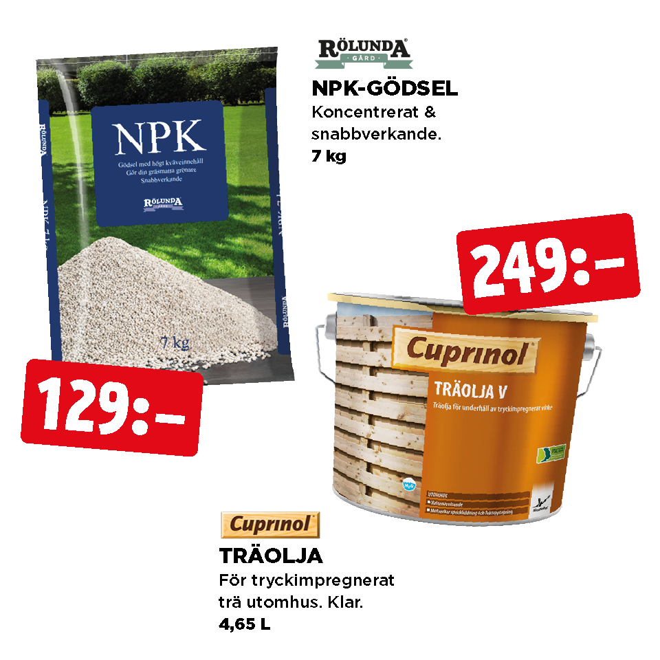 TV-spot kampanj - NPK & träolja