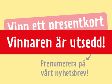 Nyhetsbrevstävling augusti vinnare