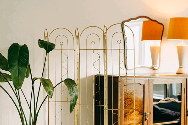 DIY vikvägg i guld
