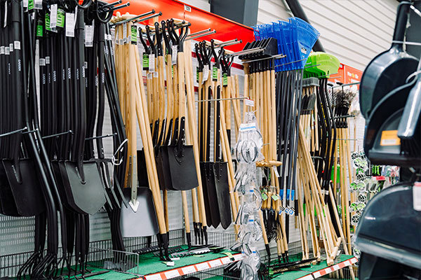 jem & fix butik med trädgårdsredskap