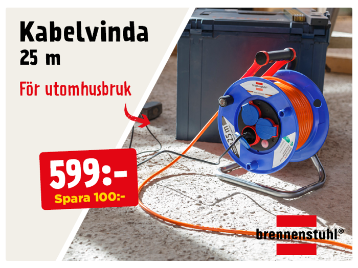 Kabelvinda Brennenstuhl 599:-