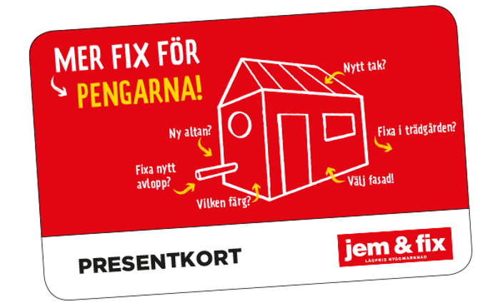 Presentkort jem & fix