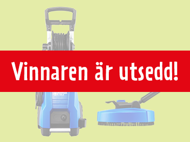 Vinnare tävling högtryckstvätt