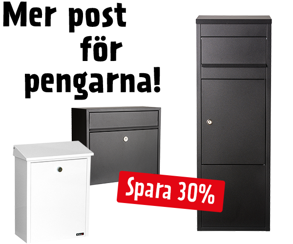 Postlådor 30%