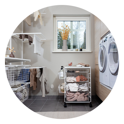Elfa tvättstuga
